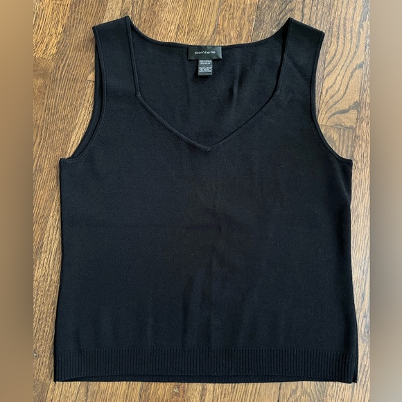 pointelle Tops - Pointelle Tank Top Sz L